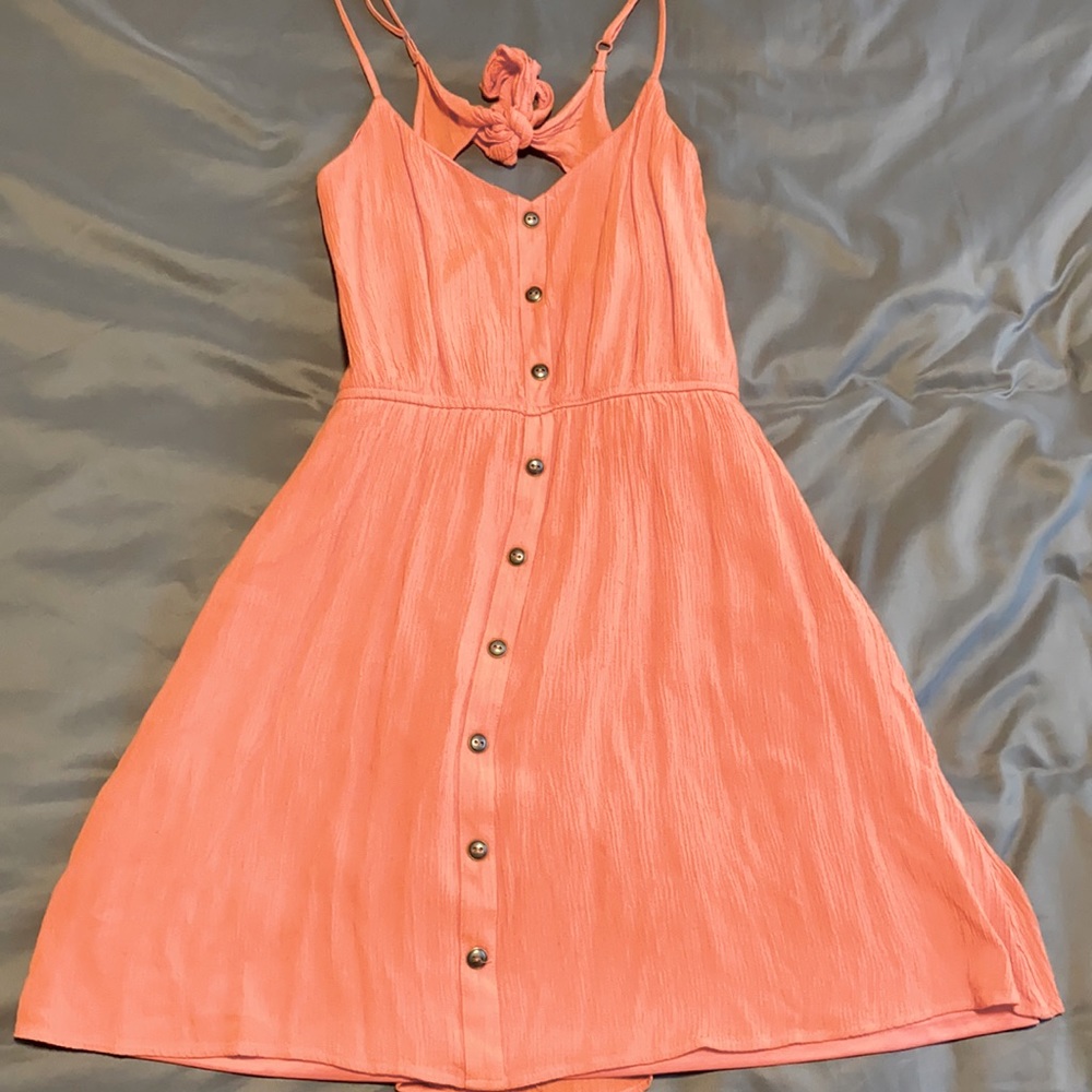 Peach dress